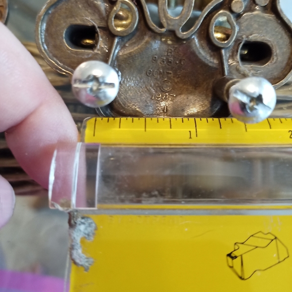 Vintage brass French American Dresser pulls - Picture 8 of 16